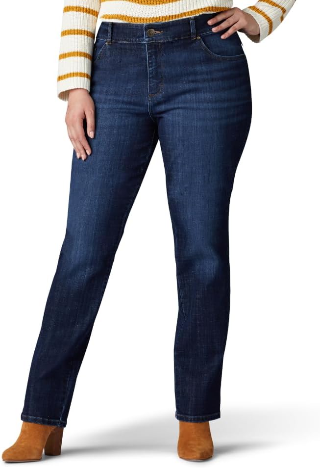 Lee Women’S Plus Size Relaxed Fit Straight Leg Jean