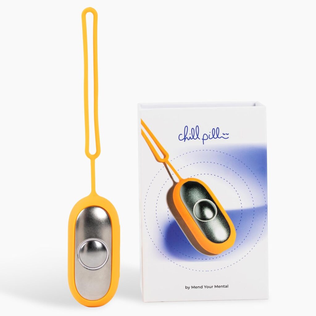 The Chill Pill Sleep Aid Device, Compact Sleep Device For Stress Relief, Panic Attacks And Agitation, Chill Pill Device For Improved Sleep, Mood And Focus – The Original Chill Pill By Mend Your Mental