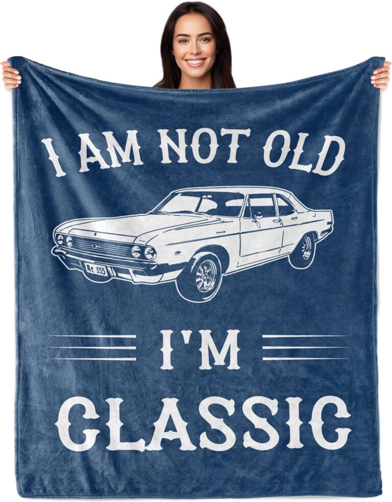 Gifts For Men, Funny Gifts For Men, Fathers Day Birthday Gift For Him, Best Older Man Gift Ideas, Unique Gag Present For Male Grandpa Dad Husband, Cool Fun Retired Gift For Man 60″X50″ Blanket