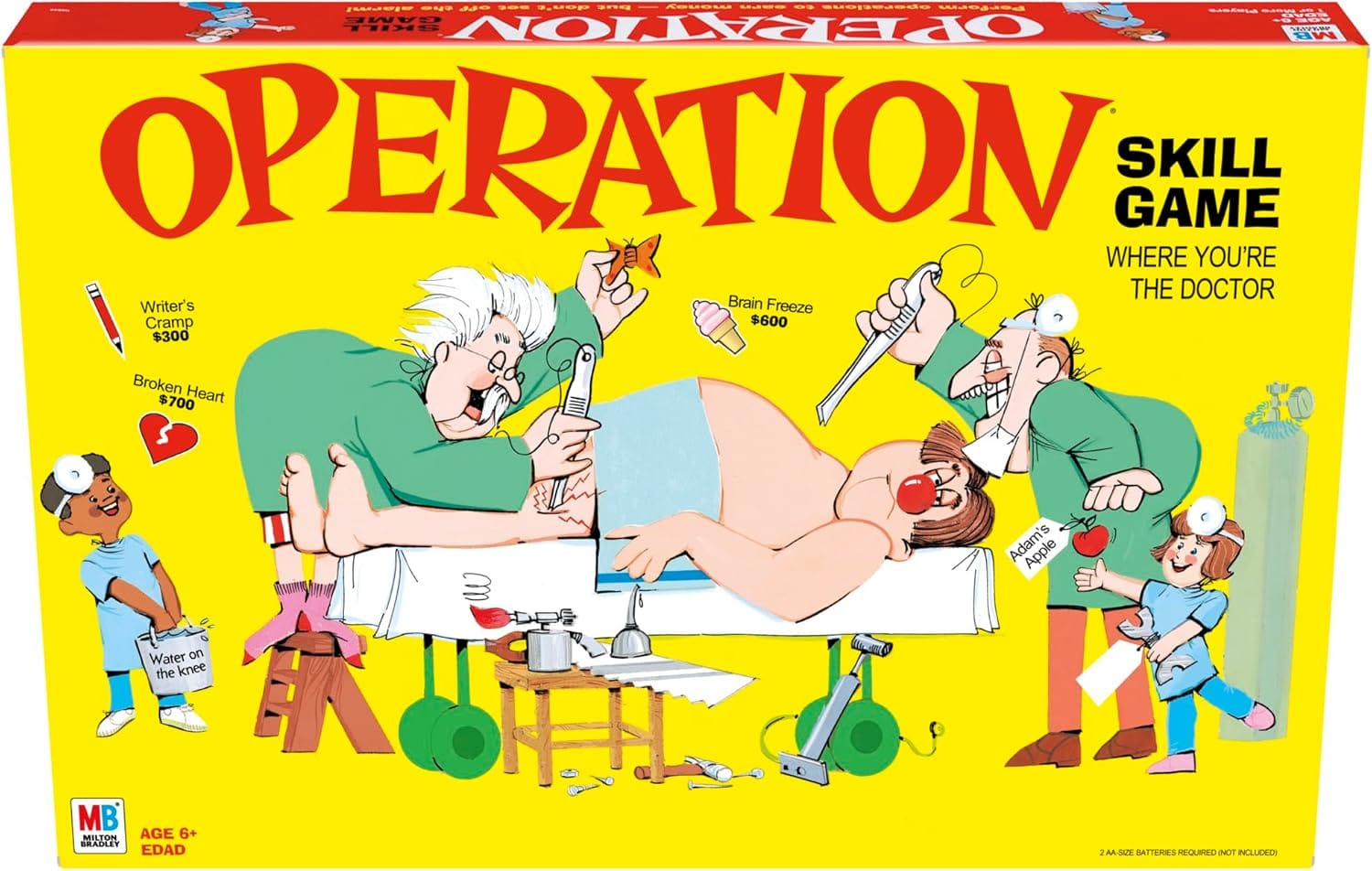 Operation Electronic Board Game, Family Games for Kids Ages 6+, Kids Board Games for 1+ Players, Funny Games for Kids, Kids Gifts (Amazon Exclusive) Operation Electronic Board Game, Family Games for Kids Ages 6+, Kids Board Games for 1+ Players, Funny Games for Kids, Kids Gifts (Amazon Exclusive)