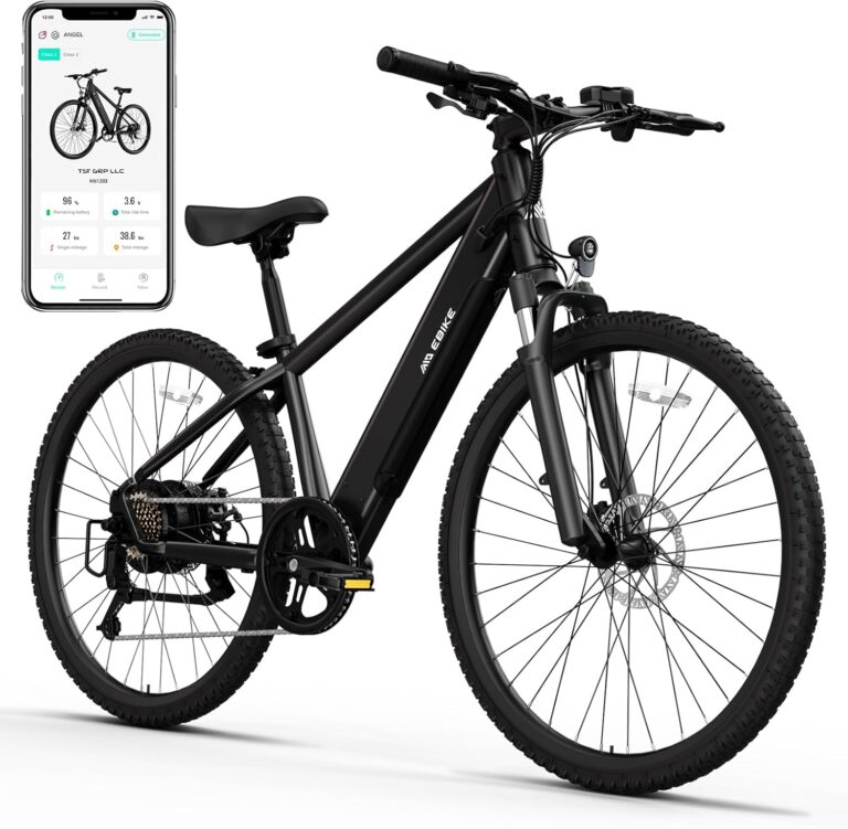 TST Electric Bike for Adults, with 750 W(Peak) Motor, Speed Can Reach 25 mph, 36V/300WH Battery, Max Travel 40 Miles, Equipped with 26 * 1.95″ Tyres, and 7-Speed Ebike