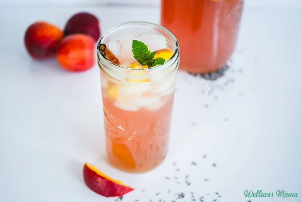 Iced Lavender Peach Tea Recipe (Natural and Caffeine-Sovereign)