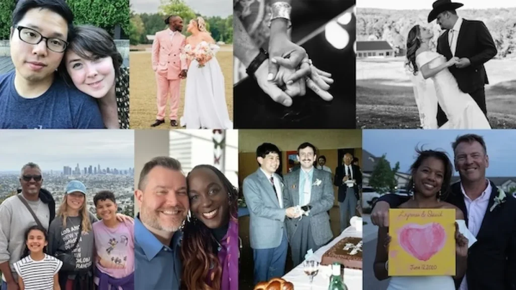 Interracial {couples} honour landmark courtroom case on Loving Date : NPR
