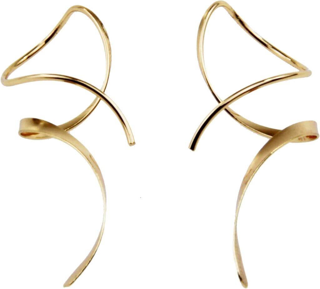 Earrings for Women Spiral threader earrings hand bent dangle earrings for women,suitable for gift giving, perfect for your birthday party, Christmas, gift giving. Earrings for Women Spiral threader earrings hand bent dangle earrings for women,suitable for gift giving, perfect for your birthday party, Christmas, gift giving.