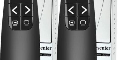 (2 Units) Wireless Presenter Remote, Clicker for Laptop PowerPoint Presentations Pointer, RF Computer Clicker for Presentations Remote, Slideshow/Smartboard/College/Classroom/PPT Clicker (2 Units) Wireless Presenter Remote, Clicker for Laptop PowerPoint Presentations Pointer, RF Computer Clicker for Presentations Remote, Slideshow/Smartboard/College/Classroom/PPT Clicker