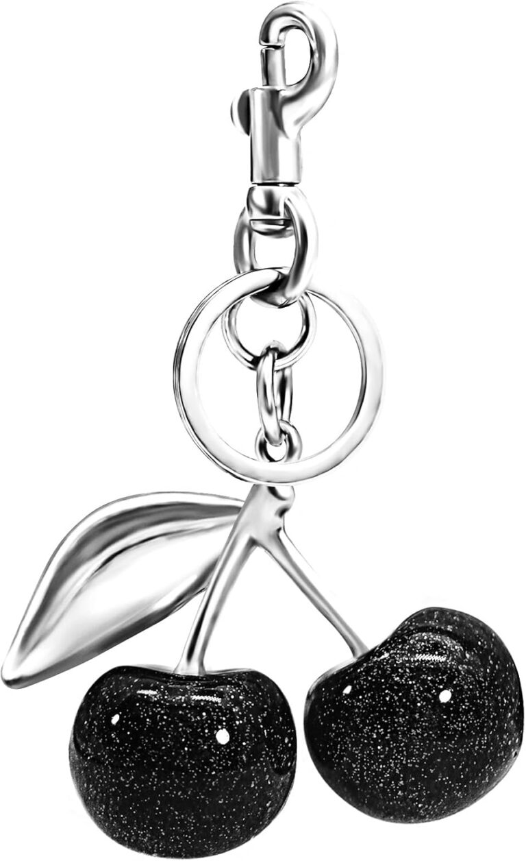 Cherry Keychain & Bag Charm – Cute Cherry Accessories for Women – Gift
