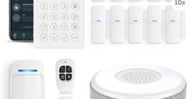 Tolviviov Alarm System For Home Security, Door Alarm Systems, App Alerts, 15Piece Kit, No Monthly Fee, Wifi Alarm, Door Window Motion Sensor, For Home Security And Kids Safety Tolviviov Alarm System For Home Security, Door Alarm Systems, App Alerts, 15Piece Kit, No Monthly Fee, Wifi Alarm, Door Window Motion Sensor, For Home Security And Kids Safety