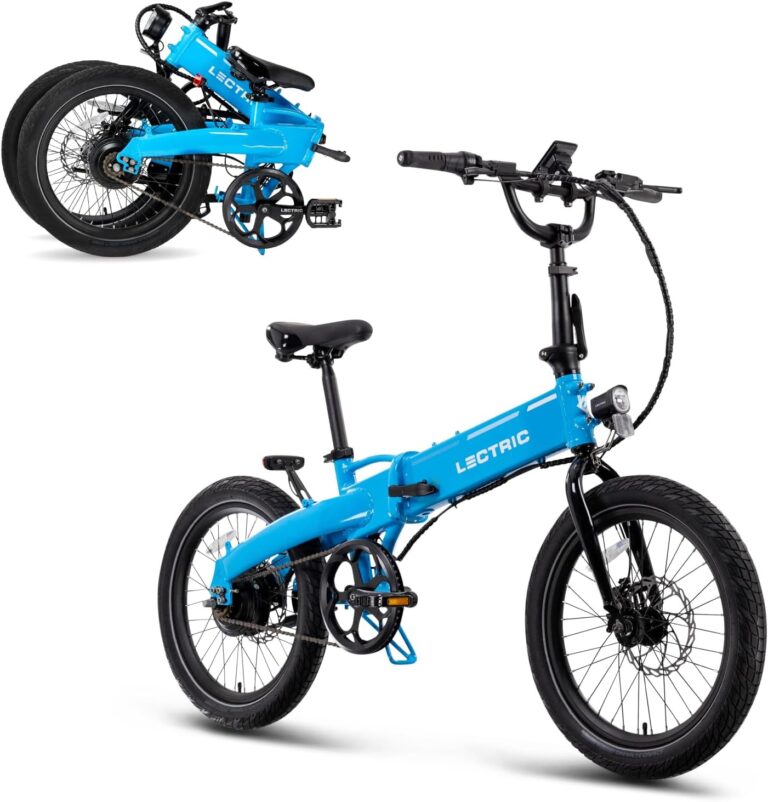 LECTRIC XP™ Lite 2.0 Electric Bike | Adult Folding Bikes – Weighs Only 49lbs | 45 Mile Range w/ 5 Pedal-Assist Levels | 20mph Top Speed – Class 1 and 2 eBike