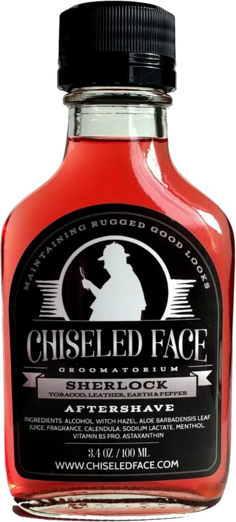 Sherlock Aftershave Splash by Chiseled Face Groomatorium – Handmade, Small Batch, Luxury Grooming Products