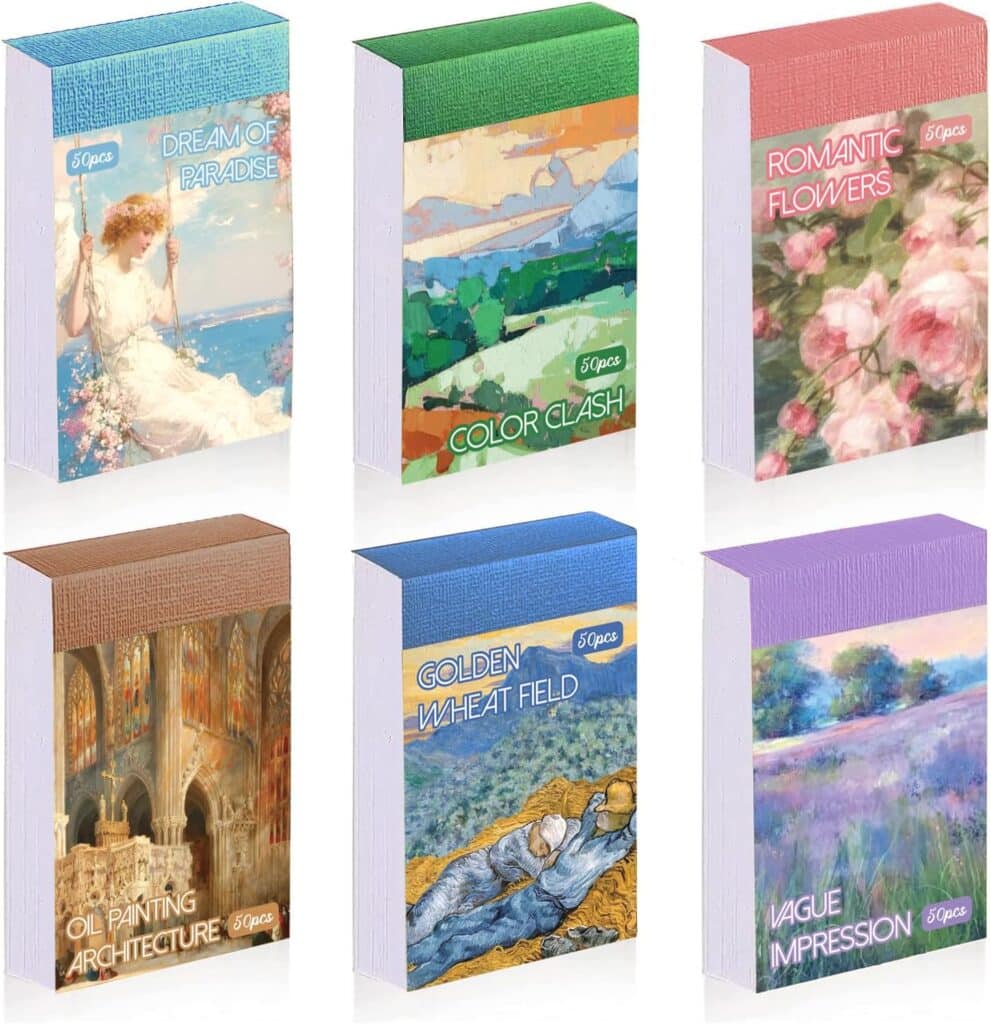 Washi Stickers, 6 Sets 300 Pcs Aesthetic Sticker Book For Diy Journaling, Journaling Supplies For Bullet Journal Art Diary Card Craft Gifts Planner Notebook Washi Stickers, 6 Sets 300 Pcs Aesthetic Sticker Book For Diy Journaling, Journaling Supplies For Bullet Journal Art Diary Card Craft Gifts Planner Notebook