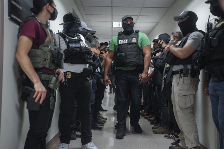 Immigration courts hiding the names of ICE legal professionals is going in opposition to centuries of precedent and prison ethics requiring transparency in courts Immigration courts hiding the names of ICE legal professionals is going in opposition to centuries of precedent and prison ethics requiring transparency in courts
