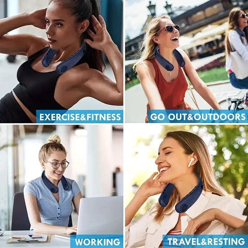 Stay Cool Anywhere: Exploring the Polar Vortex Wearable Neck Fan Stay Cool Anywhere: Exploring the Polar Vortex Wearable Neck Fan