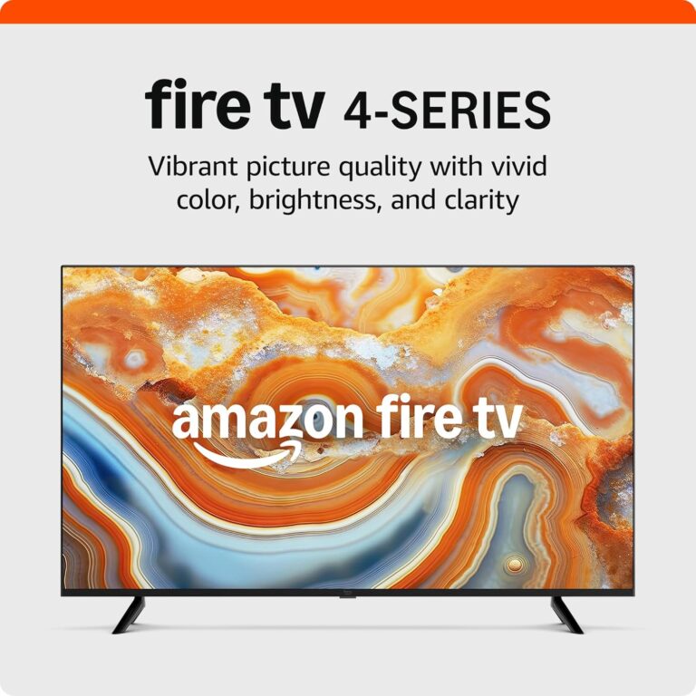 Amazon Fire TV 43″ 4-Series 4K UHD smart TV, stream live TV without cable, 2024 release