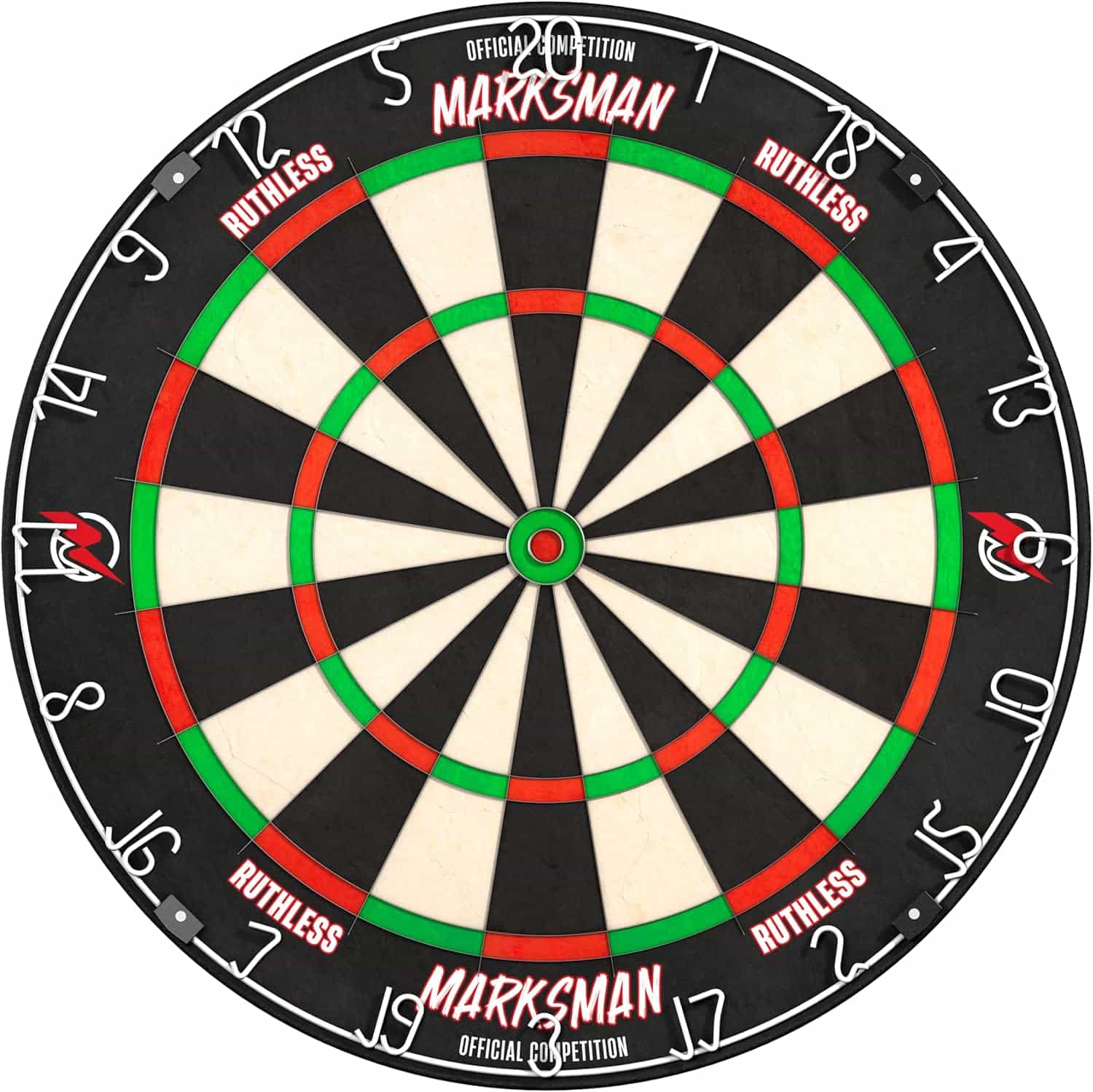 Ruthless Marksman Dart Board | Professional Level Ultra Thin Wire Sisal Dartboard for Steel Tip Darts (DB072) Ruthless Marksman Dart Board | Professional Level Ultra Thin Wire Sisal Dartboard for Steel Tip Darts (DB072)