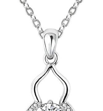 TFT Necklaces Jewelry Moissanite Pendant Sterling Silver Necklace For Women Gourd Pendant Necklace