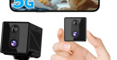 2025 Upgraded 5GHz WiFi Hidden Spy Camera, 4K Wireless Indoor Security Cam, Surveillance Nanny Cam, Pet & Car Camera with Longer Battery Life(APP:O-KAM Pro)