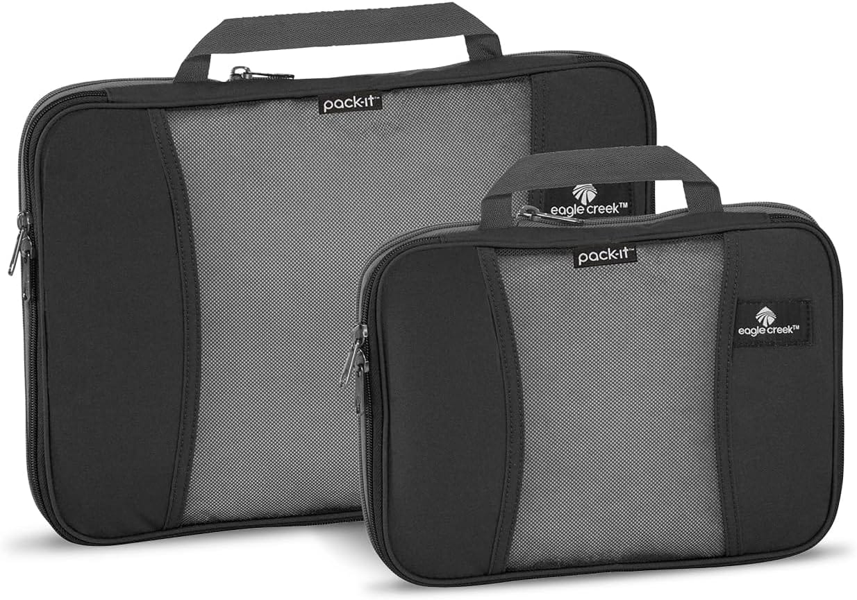 Eagle Creek Travel Gear Pack It, Black 2 Pack, One Size
