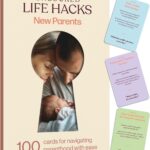 New Parents Gift – 100 Cards with Essential Tips for 1st Time Parents – Thoughtful Postpartum Gift for First Time Moms, Dad, Baby Shower, Gender Reveal – New Mom Gifts for Women – Gift for Couples