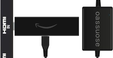 USB Power Cable Adapter for Fire TV Stick,Powers Streaming TV Sticks Directly from T V USB Port(Eliminates AC Adapter and Very Long Power Cable)