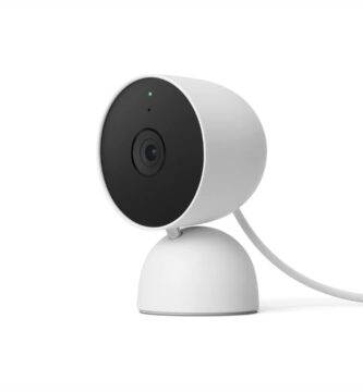 Google indoor Nest Security Cam 1080p (Wired) – 2nd Generation – Snow