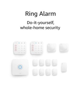 Ring Alarm 14-Piece Kit – Wireless Smart Home Security System | Expandable | Easy Setup | Mobile App Control | 24/7 Professional Monitoring | Alexa Compatible