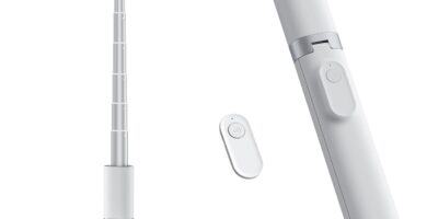 TODI 63″ Phone Tripod, Extendable Selfie Stick with Wireless Remote and Phone Holder, Portable All-in-1 Cell Phone Tripod Stand for Video Recording, Compatible with iPhone/Android (White)