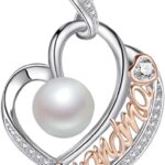 Mothers Day Gifts for Mom -Grandma Mom from Daughter Son, Gifts for Wife Nana Mother Birthday-Christmas Day for Women Her Jewelry Gift, Pearl Necklaces