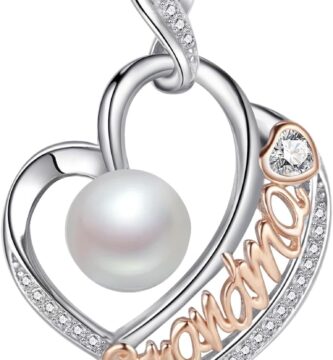 Mothers Day Gifts for Mom -Grandma Mom from Daughter Son, Gifts for Wife Nana Mother Birthday-Christmas Day for Women Her Jewelry Gift, Pearl Necklaces