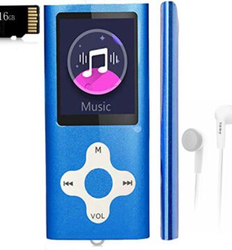 Mp3 Player,Music Player with a 16 GB Memory Card Portable Digital Music Player/Video/Voice Record/FM Radio/E-Book Reader/Photo Viewer/1.8 LCD