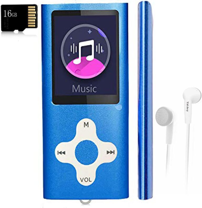 Mp3 Player,Music Player with a 16 GB Memory Card Portable Digital Music Player/Video/Voice Record/FM Radio/E-Book Reader/Photo Viewer/1.8 LCD