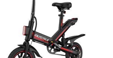 Electric Bike for Adults Teens, 14″ Folding Electric Bicycle,Commuter City E-Bike with 350W Motor and 36V 10.4Ah Battery,3 Levels Assist, Dual Disc Brakes,40 Miles PAS Range Mini E Bikes