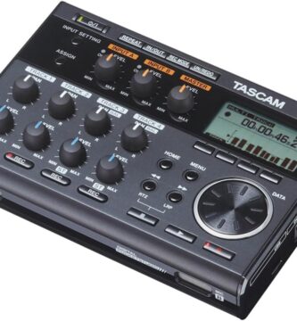 Tascam DP-006 6-Track Digital Pocketstudio Multi-Track Audio Recorder, Built-in Mics, Songwriting, Battery Operated