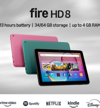 Amazon Fire HD 8 tablet (newest model), 8” HD Display, 3GB memory, 32GB, designed for portable entertainment, Black