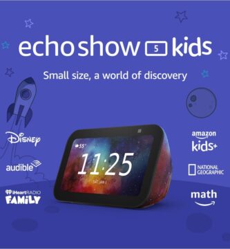 Amazon Echo Show 5 Kids, Designed for kids, with parental controls, Includes 1 year of Amazon Kids+, Galaxy