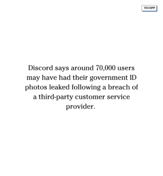 70,000 Discord Customers Would possibly Have Had Their Executive IDs Uncovered