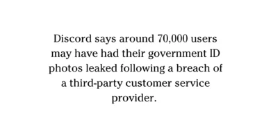 70,000 Discord Customers Would possibly Have Had Their Executive IDs Uncovered