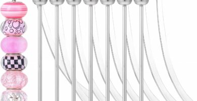 8 Pcs Beadable Bookmarks DIY Metal Blank Bar Modern Bookmark DIY Bookmarks Craft Jewelry Pendant Charm Gift for Book Lovers Student Teacher Office Supplies(Silver)