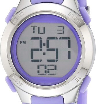 Armitron Sport Women’s Digital Chronograph Resin Strap Watch, 45/7012