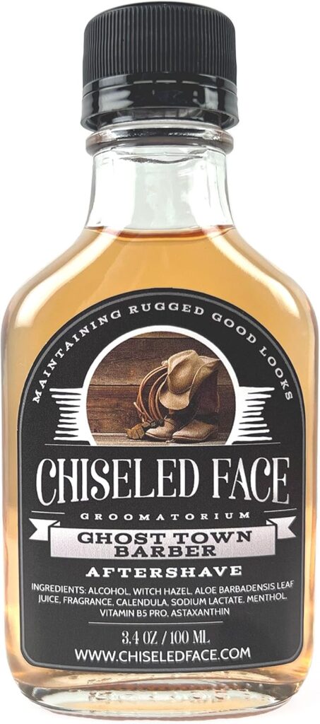 Ghost Town Barber Aftershave Splash by Chiseled Face Groomatorium – Handmade, Small Batch, Luxury Grooming Products
