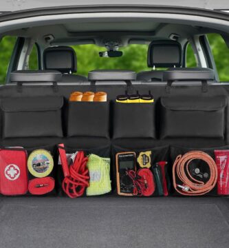 Car Trunk Organizer, Backseat Hanging Organizer with 8 Large Storage Bag Super Capacity -Trunk Organizer for SUV,Truck,Van -Your Space Saving Expert – Black