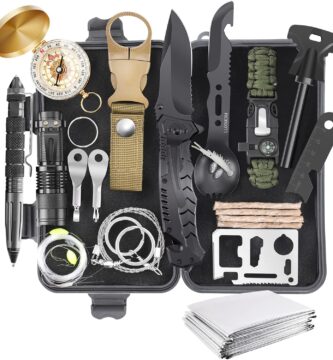 Gifts for Men Dad Husband Teenage Boy, Survival Kit 28 in 1, Survival Gear Tool Emergency Tactical Equipment Supplies Kits for Families Outdoors Camping Hiking Adventures