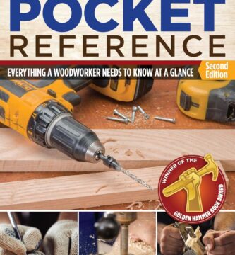 Woodworker’s Pocket Reference, Second Edition: Everything a Woodworker Needs to Know at a Glance (Fox Chapel Publishing) Handy 5″x7″ Woodworking Guide to Wood, Hardware, Tools, Shop Math, and More