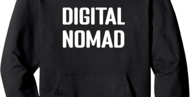 Digital Nomad World Travel Work Gear Pullover Hoodie
