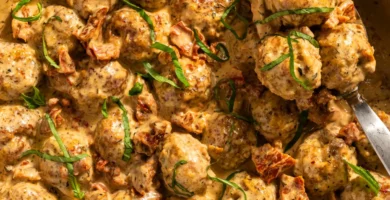 Marry Me Hen Meatballs