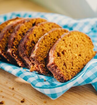 Maple Glazed Pumpkin Bread (With Almond Flour)