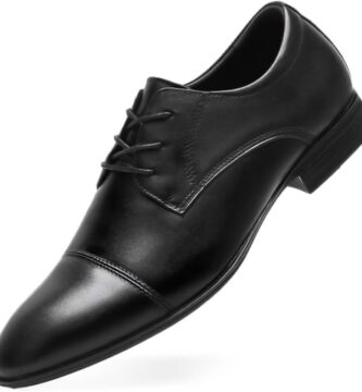 MWX Men’s Dress Shoes Black Formal Business Oxford Classic Lace Up Wingtip Casual Shoes
