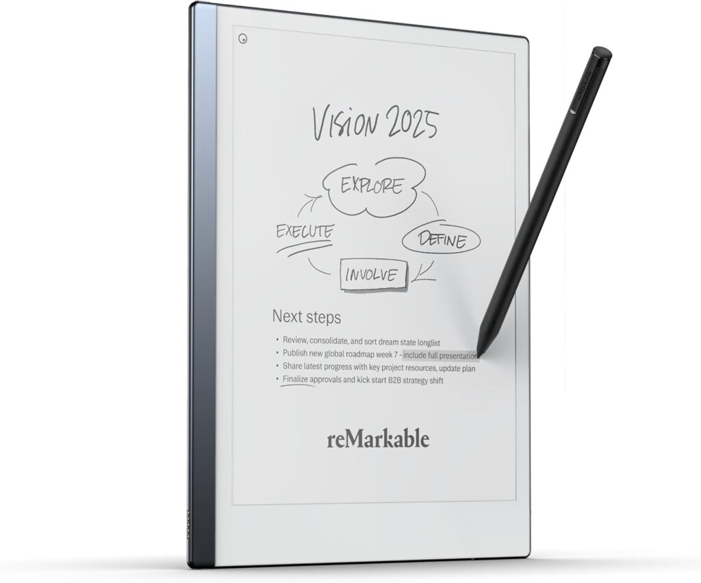 reMarkable Starter Bundle – reMarkable 2 is The Original Paper Tablet | Includes Black and White 10.3” Writing Tablet, Marker Plus Pen with Built-in Eraser reMarkable Starter Bundle – reMarkable 2 is The Original Paper Tablet | Includes Black and White 10.3” Writing Tablet, Marker Plus Pen with Built-in Eraser