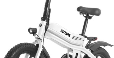 Gotrax S3 Electric Bike, 16×3.0 Fat Tire Electric Bicycle Adults, 750W Peak Motor, Max Range 25 Miles, Up to 20 Mph, Removable Battery, Adjustable Seat, Folding Electric Bike for Adults/Teens 13+