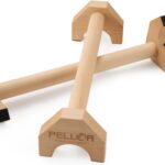 Pushup Stands – Wooden Push Up Bars Gym Gear Equipment with Anti-Slid Mat Workout Solid Exercise Women Men Portable Fitness