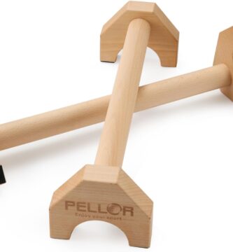 Pushup Stands – Wooden Push Up Bars Gym Gear Equipment with Anti-Slid Mat Workout Solid Exercise Women Men Portable Fitness